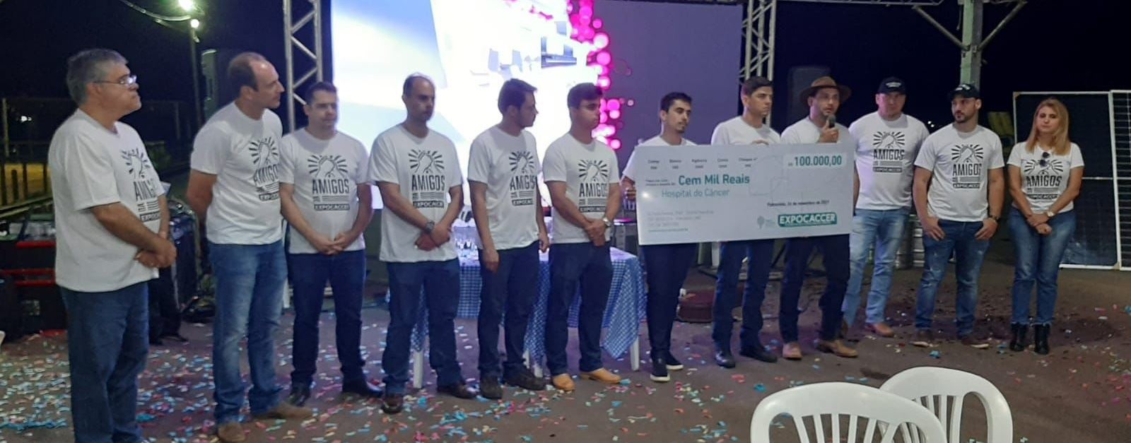 Projeto Amigos da Expocaccer arrecada R$ 100 mil para Hospital do Câncer de Patrocínio (MG)