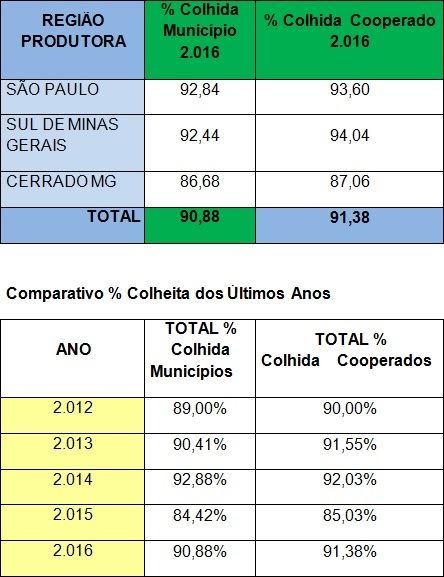 Tabela: Cooxupé Tabela: Cooxupé