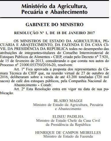 Reprodução / Diário Oficial da União
