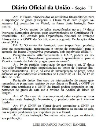 Diário Oficial da União: Reprodução